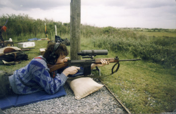 Altcar Rifle Range Sean & FN C1D Rifle