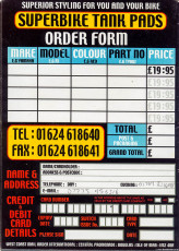 2000 West Coast Motorcycles Douglas IOM order booklet