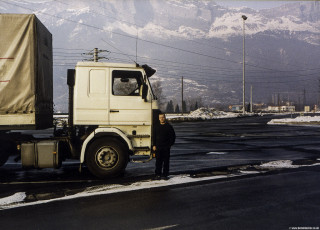 Me with the Scania 143m 450