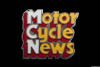 Motor Cycle News Enamel Badge