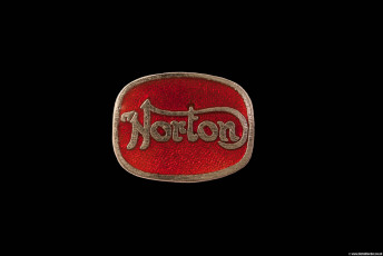 Norton Enamel Badge