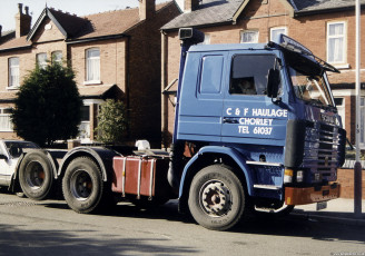 1986 D reg Scania 112 Lift Axel