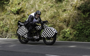 Richard ‘Milky’ Quayle on his George Formby replica ‘Shuttleworth Snap’