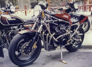 Harris Magnum 2 nickel frame Suzuki GS1000