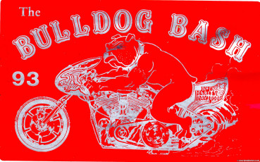 1993 The Bulldog Bash sticker