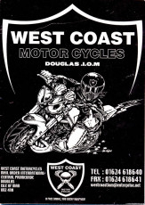 2000 West Coast Motorcycles Douglas IOM order booklet