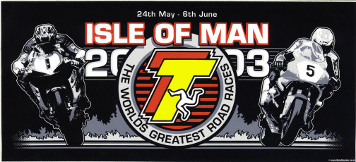 ISLE OF MAN 2003 Sticker