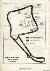 Oulton Park Map 1989