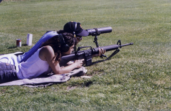 Altcar Rifle Range Lisa with M16 A1